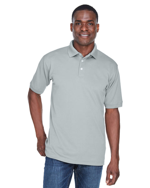 UltraClub U8315 Men's PlatinumPerformance Piqu Polo with TempControl Technology