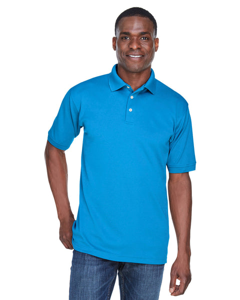 UltraClub U8315 Men's PlatinumPerformance Piqu Polo with TempControl Technology