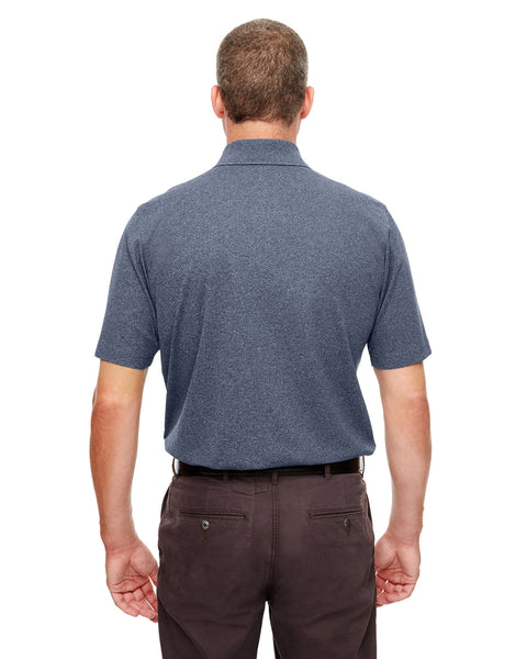 UltraClub UC100 Men's Heathered Piqu Polo