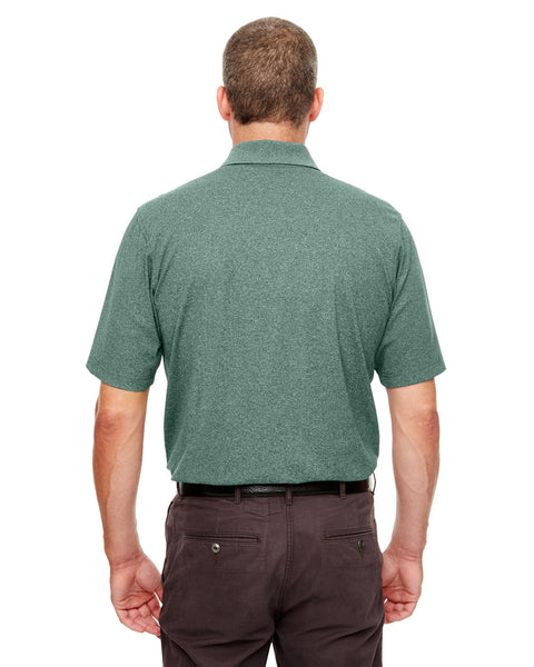 UltraClub UC100 Men's Heathered Piqu Polo