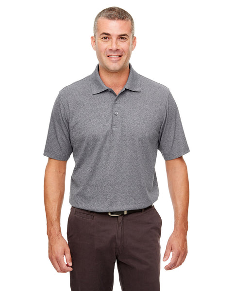 UltraClub UC100 Men's Heathered Piqu Polo