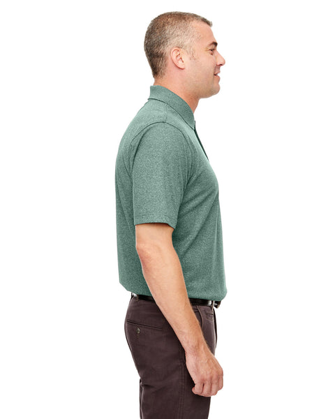 UltraClub UC100 Men's Heathered Piqu Polo