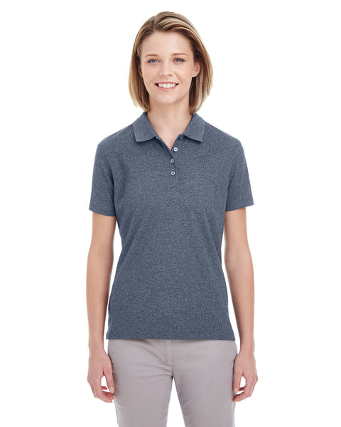 Polo de piqué jaspeado para mujer UltraClub UC100W