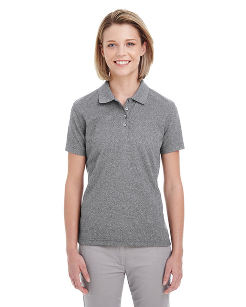 Polo de piqué jaspeado para mujer UltraClub UC100W