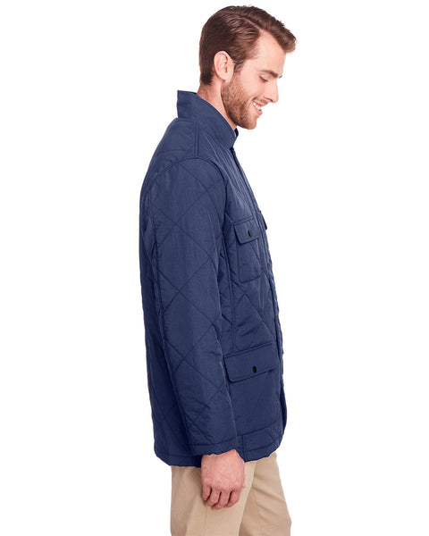 UltraClub UC708 Men's Dawson Quilted Hacking Jacket