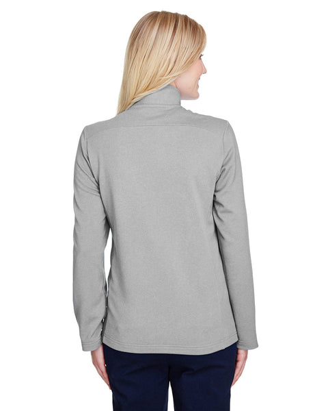 UltraClub UC792W Ladies' Coastal Pique Fleece Quarter-Zip