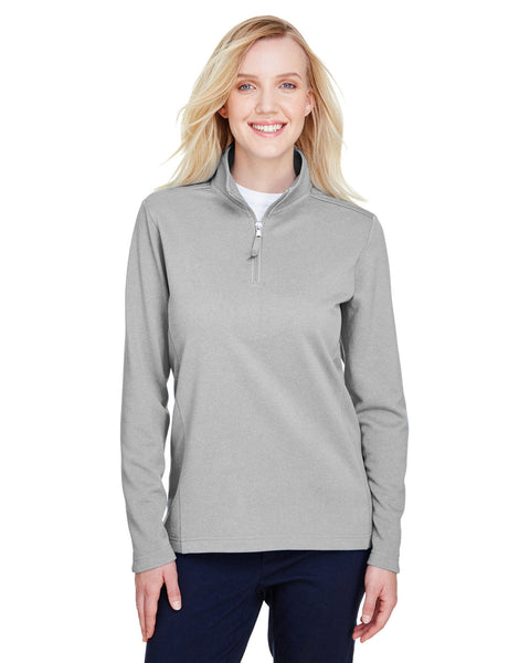 UltraClub UC792W Ladies' Coastal Pique Fleece Quarter-Zip