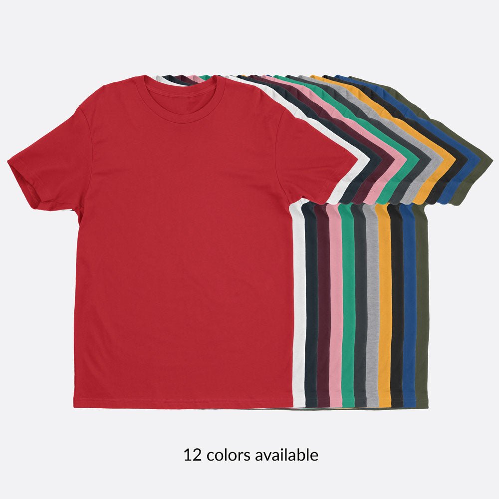 Unisex 100% Cotton T-Shirt: 6-Pack Bundle (Small-3XL) - Ninja Transfers