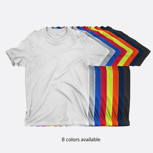 Unisex 100% Polyester T-Shirt: 6-Pack Bundle (Small-3XL) - Ninja Transfers