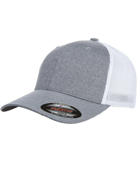 Flexfit Y6311 Adult Poly Mlange Stretch Mesh Cap