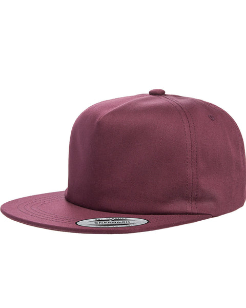 Yupoong Y6502 Adult Unstructured 5-Panel Snapback Cap