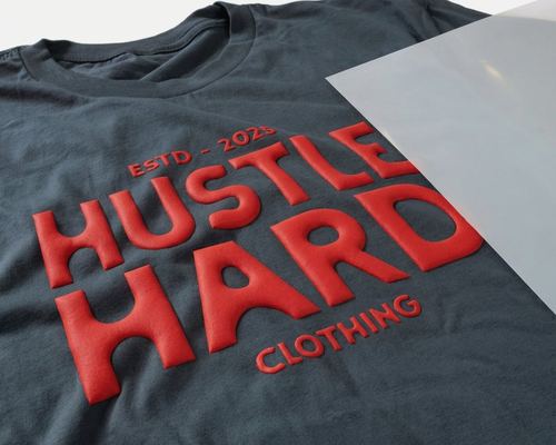 3D Puff transfer on a t-shirt